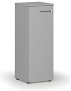 Szafa biurowa niska z drzwiami PRIMO GRAY, 400 x 420 x 1087 mm, szary