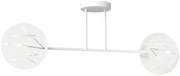 Biała nowoczesna lampa sufitowa - D153 G9-G11
