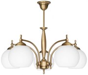 Mosiężny żyrandol z kulami QC-S5