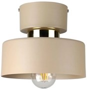 Lampa sufitowa IGNIA 1xE27/60W/230V beżowa/złota