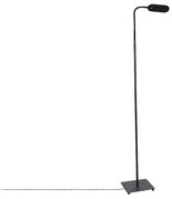 Lampa stojąca czarna z wbudowanym LED 5-stopniowym ściemniaczem w Kelvinach - Botot Nowoczesny Oswietlenie wewnetrzne
