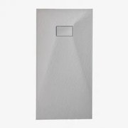 Brodzik Prysznicowy Soho Prostokątny, Antypoślizgowy, Bardzo Płaski Z Żywicy Smc Jasnoszary & 140 X 70 Cm - Sklum