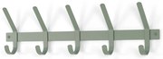 Zielonoszary metalowy wieszak ścienny Dexter – Spinder Design