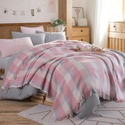 Koc Warm Soft pudrowy, 180 x 220 cm