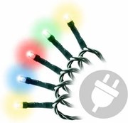 Świąteczny LED łańcuch - 4 m, 40 LED, kolorowy