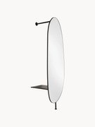 Lustro z półką i drążkiem z metalu Ophelia