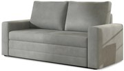 Rozkładana sofa 2-osobowa WAVE, jasnoszara