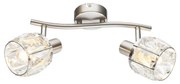 Globo 54356-2 - Oświetlenie punktowe KRIS 2xE14/40W/230V