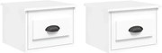 Komplet białych wiszących szafek nocnych F0-W65