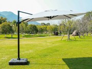 Duży parasol Ogrodowy Kwadratowy rozkładany plus stojak