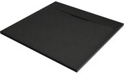 Mexen Otto brodzik kwadratowy SMC 70 x 70 cm, czarny - 4N707070