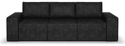 Kanapa 3 os z funkcją spania TOWN Czarny