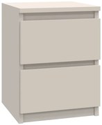 Minimalistyczny stolik nocny z szufladami kaszmir L4-P21