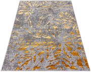 Designerski szary dywan w nieoczywisty wzór P1-R64