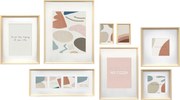 Ramki na zdjęcia na ścianę MURAL, 8 ramek różnej wielkości