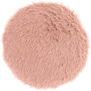 Okrągła poduszka dekoracyjna MATS 40 cm, różowa