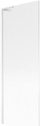 Mexen Next L parawan nawannowy 1-skrzydłowy 70 x 150 cm, prążki, biały - 895-070-000-03-09-20