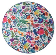 Dywanik łazienkowy Foutastic Wild Garden Circle, ø 100 cm
