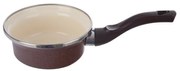 Orion Emaliowany rondel z obrzeżem Brown, średnica12 cm, śred. 12 cm