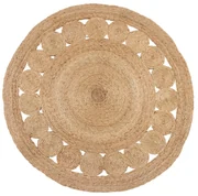 Dywan jutowy Flair Rugs Arya, ø 150 cm