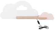 Kinkiet dziecięcy LED z półką CLOUD LED/5W/230V biały/różowy
