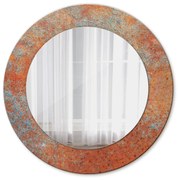 Rdzawy metal Lustro dekoracyjne okrągłe