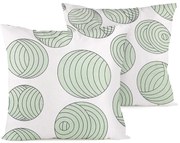 4Home Poszewka flanelowa na poduszkę Geometry, 40 x 40 cm, zestaw 2 szt., 40 x 40 cm