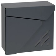 Skrzynka stalowa BK.509.G.AM antracytowy, 33,5 x 37 x 11,5 cm