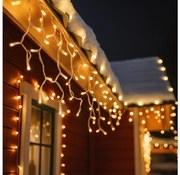 Brilagi - Zewnętrzny łańcuch świąteczny LED 360xLED/8 funkcji 14m IP44 ciepła biała sople świetlne