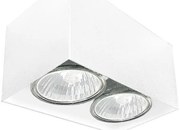 Brosline 1077 - Oprawa punktowa CAGE 2xGU10/10W/230V biała