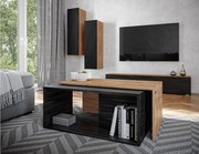 Stolik kawowy / Ława zestaw 2 szt. – 90 x 48 x 40 cm, Nowoczesny stolik do salonu, Stolik przy sofie z miejscem do przechowywania, Stolik w stylu gniazdowym