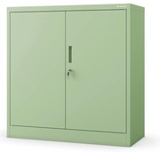 Szafka metalowa BEATA, 900 x 930 x 400 mm, Fresh Style: pastelowy zielony