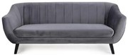 Sofa ELITE 3 VELVET szara SIGNAL