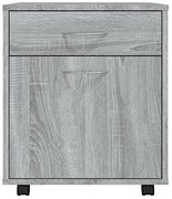 Szary kontenerek biurkowy B8-N88