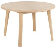 Okrągły rozkładany stół z blatem w dekorze dębu ø 120 cm A-Line – Actona