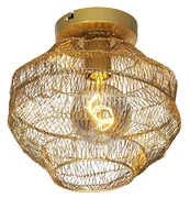 Orientalna lampa sufitowa złota 25 cm - VadiKolonialny Oswietlenie wewnetrzne