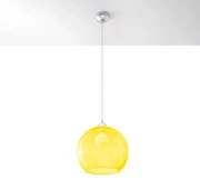 Lampa wisząca BALL żółta SOLLUX  LIGHTING