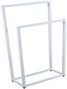 Biały metalowy stojak na ręczniki 75 cm A9-K36