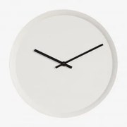 Zegar Ścienny Ø30 Cm Z Żelaza Sirdal Biała - Sklum