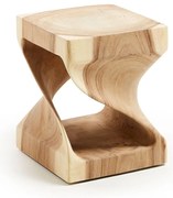 Stolik z litego drewna munggur 30x30 cm Hakon – Kave Home
