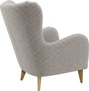 Elegancki fotel Roland z profilowanym siedziskiem i oparciem