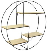 Okrągła metalowa półka ścienna W6-F24