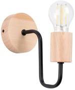 Czarny metalowy kinkiet - 20X D285 S7-A72