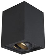 Inteligentny reflektor czarny regulowany z WiFi GU10 - Quadro Up