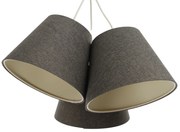 Lampa wisząca ENTURO TRIO szara BPS KONCEPT