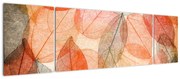 Obraz malowanych jesiennych liści (170x50 cm)