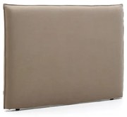 Szarobrązowy tapicerowany zagłówek 180x118 cm Jaira – Kave Home