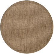 Dywan uniwersalny Giza brązowy 200 cm x 200 cm koło
