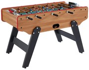 Stół do gry w piłkarzyki PAULO z MDF-u – 153 × 77,6 × 96 cm (dł. × szer. × wys.) – kolor dębowy