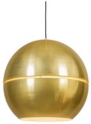 Lampa wisząca w stylu art deco złota 50 cm - Slice Retro Oswietlenie wewnetrzne